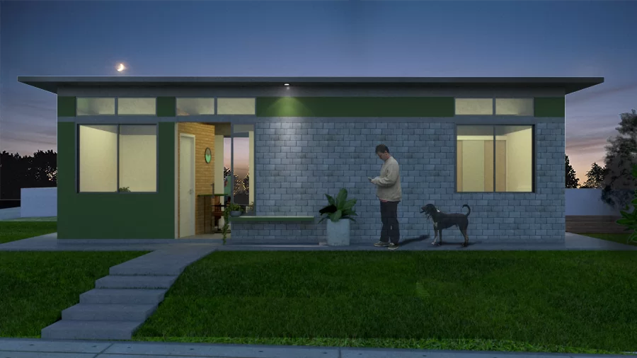 Um jeito simples e confortável de morar.