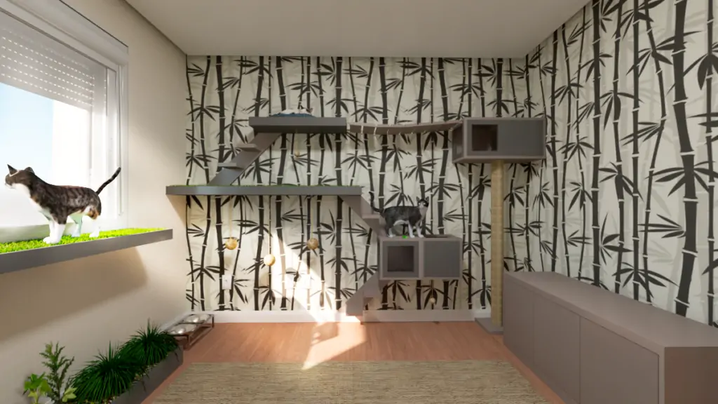 Muitos níveis para pular e brincar!