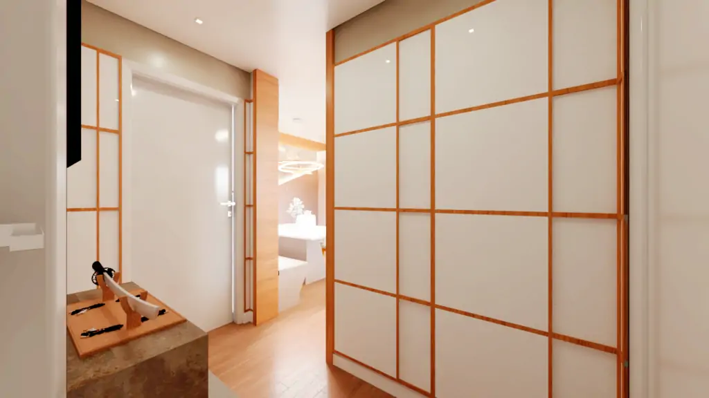 Remetendo as paredes de papel orientais!