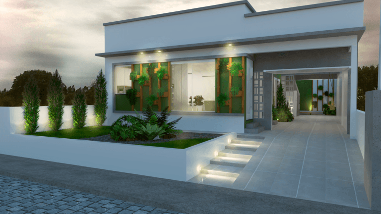 Casa SA126: projeto de arquitetura e interiores em Santo Ângelo – RS