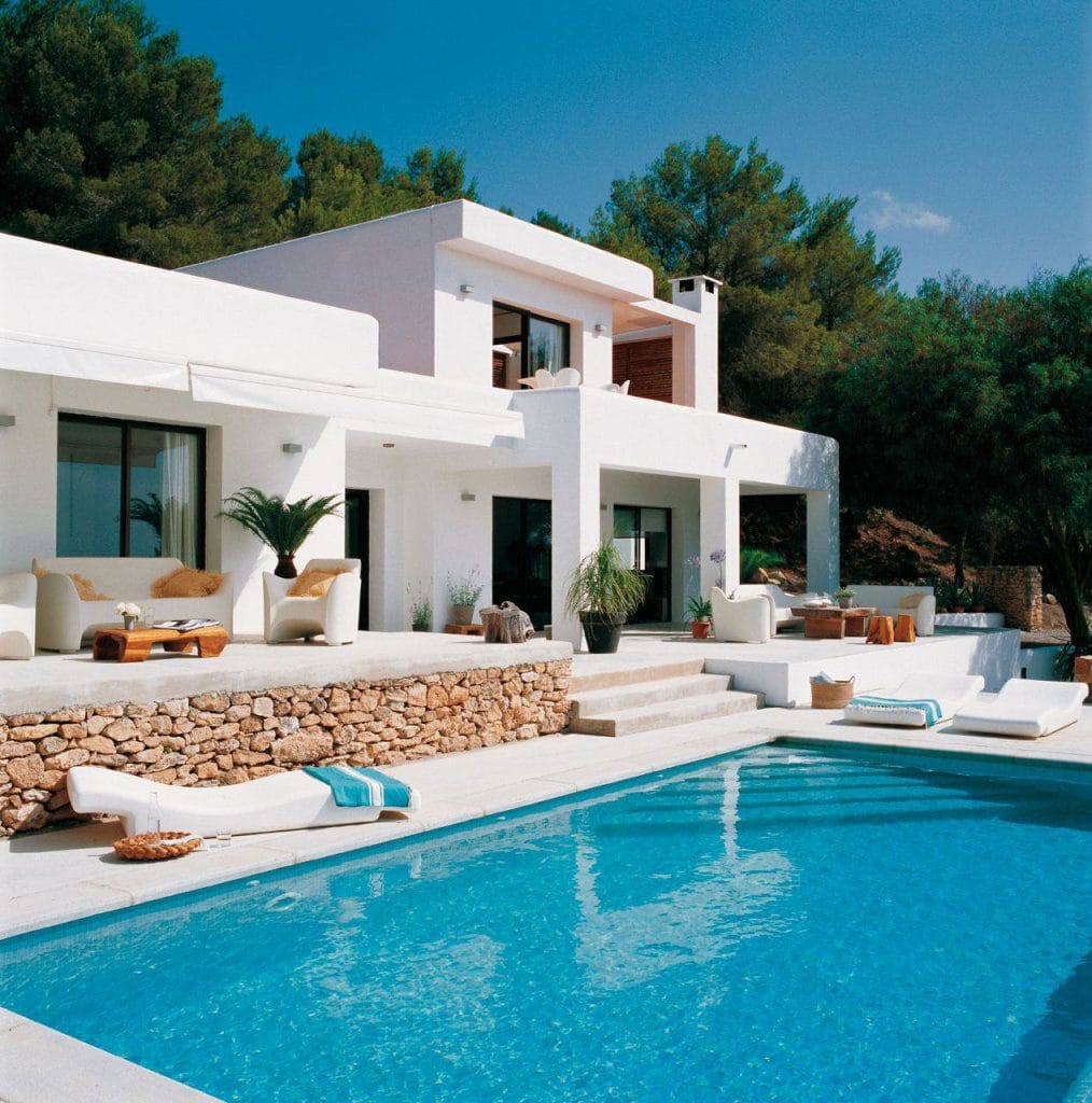 Casa em estilo mediterrâneo