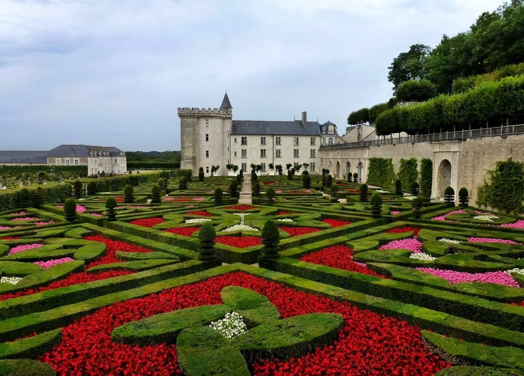 Jardim francês do Château de Villandry