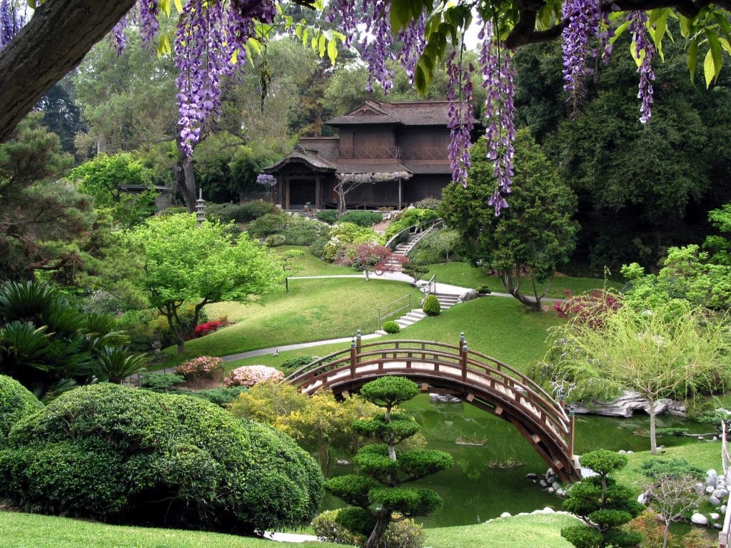 Exemplo de jardins japoneses