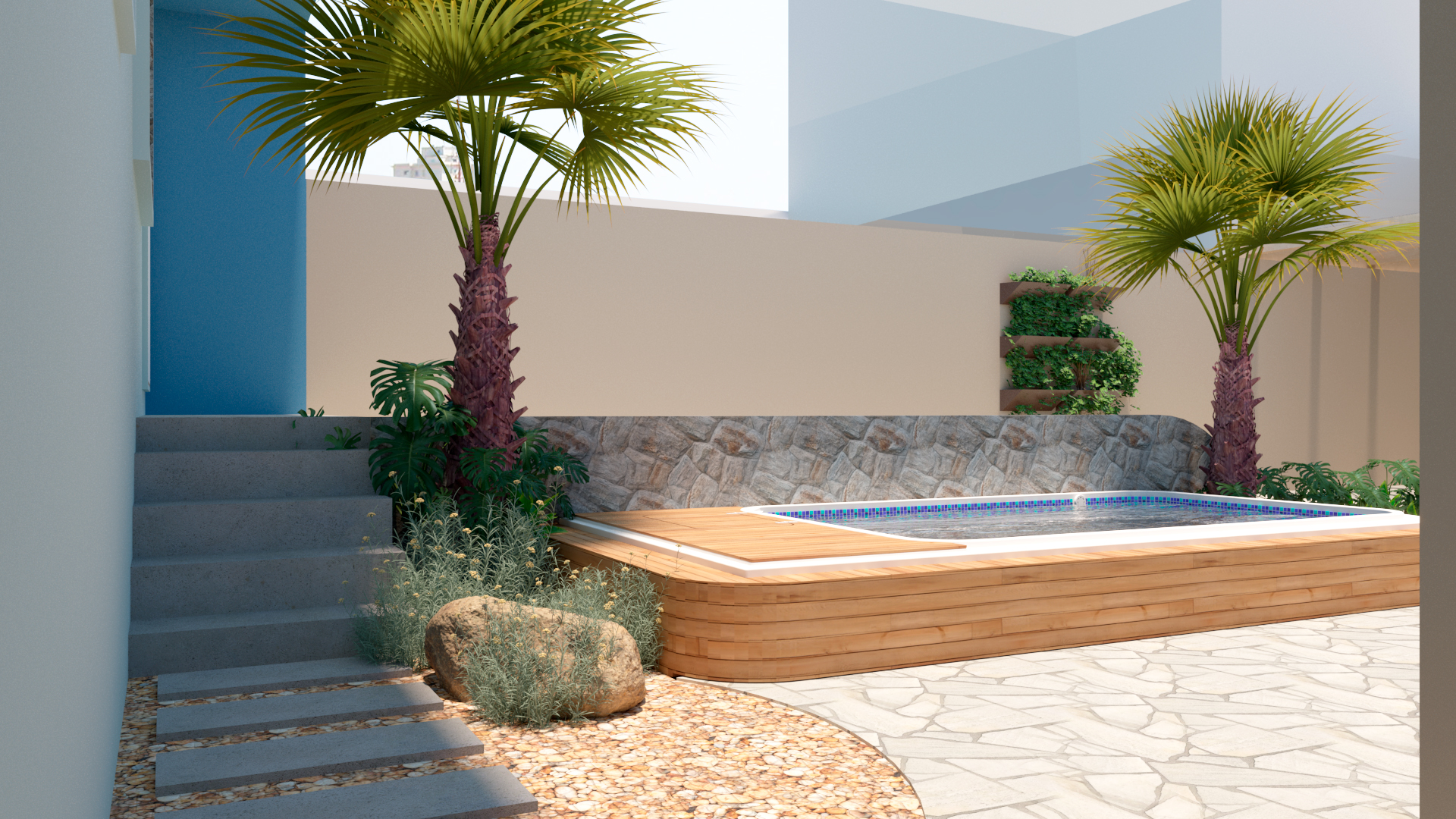 Detalhe do jardim