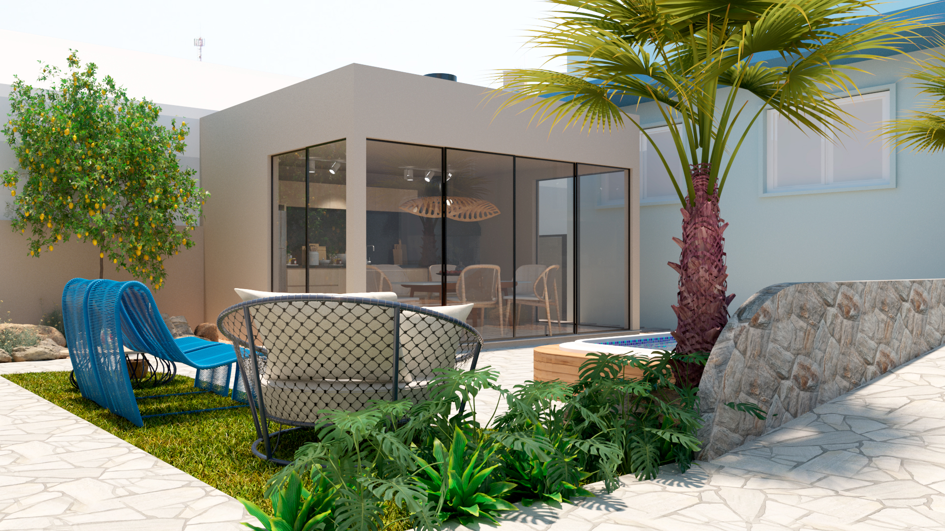 Anexo gourmet e piscina